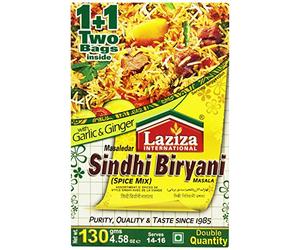 Laziza Sindhi Biryani Masala, 130-Gram Boxes (Pack of 6) by Laziza [Foods]