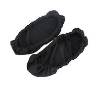 Lazmin 1 Paire De Couvertures D'Accoudoir De Chaise, Housse De Coussin De Protecteur De Chaise De Bureau Amovible Lavable Elastique(Noir)