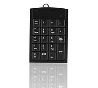 Lazmin Clavier numérique USB câblé avec 18 Touches Mini Clavier numérique Mince pour iMac/Mac Pro/Pro/Air/Ordinateur Portable/PC de Bureau