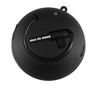 Lazmin Haut-Parleur Portatif de Voyage, Mini Haut-Parleur USB Rechargeable sans Fil à Hamburger avec Micro, Super Basse et Son HD, pour Douche, Vélo, Plage, Piscine(Noir)