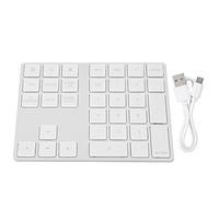 Lazmin Mini pavé numérique sans Fil à 34 Touches, Clavier numérique Ultra-Fin Rechargeable Bluetooth Petit Clavier pour Mac OS iOS, Android