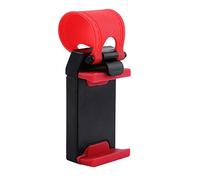 Lazmin Support de Volant pour Téléphone, Support de Téléphone Universel pour Volant de Voiture, Pinces Ajustables, Conception de Fixation Élastique et Installation Facile