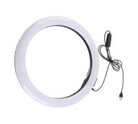 Lazmin112 160 Light Dimmable Ring Dimmable, TPD668 12W 12 Pouces 3200K-5600K pour Le Maquilage avec Clamp/Holder de Téléphone à Rottule, Interrupteur
