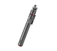 Lazmin112 176cm Perche à Selfie Trépied, Hauteur Réglable, Ouverture Automatique, Pince pour Téléphone Amovible, Extensible Automatiquement, Rotation 360°, pour Voyages, Vidéo