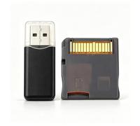 Lazmin112 2025 R4 Carte mémoire de jeu puce ASIC, lecteur flash, compatible NDS/NDSL/NDSI/NDSI XL/2DS/3DS/3DS XL/Nouveau 3DS XL/2DS XL Argenté