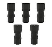 Lazmin112 5pcs Convertisseur IEC320 C14 vers IEC320 C15, Adaptateur de Prise d'alimentation 250V 10A 2.5A, Adaptateur D'extension d'alimentation pour Châssis PDU Ordinateur Portable Prise