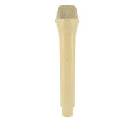 Lazmin112 Accessoire de Microphone, Faux Microphone en Plastique, Simulation de Discours, Micro Portable pour karaoké, Costume, Cosplay, Fête d'anniversaire, Photographie (Yellow)