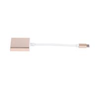 Lazmin112 Adaptateur de CEBLE USB 3.1 Type C VERS VGA Connecteur de ConvertisSEUR VGA TYPE-C VERS 12 POUCES (GOLD)