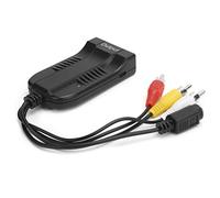 Lazmin112 Adaptateur de Convertisseur S-Video vers HDMI,Adaptateur HDMI vers avec Convertisseur Audio vidéo de câble Svideo,Prise en de la Haute Résolution 720P 1080P Plug and