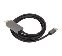 Lazmin112 Adaptateur USB C vers, Station d'accueil 4K60Hz 2K60Hz Type C, Boîtier en Alliage d'Aluminium Convertiseur USB vers, Verse PC Portable Téléphone Portable (Grey)