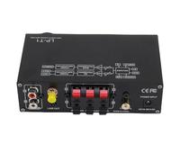 Lazmin112 Amplificateur Stéréo 2.1 Canaux, Récepteur D'amplificateur de Puissance Numérique HiFi Bluetooth 5.1 avec Télécommande, pour Haut-parleurs Passifs de karaoké de Cinéma Maison (Prise UE)