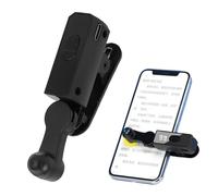 Lazmin112 Auto-Cliqueur pour Smartphone, Dispositif Rechargeable Permettant De Cliquer Rapidement sur L'écran du Téléphone avec 107 Réglages Vitesse, Simulation Continu Doigt (Black)