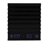 Lazmin112 Balance à Café Numérique, Affichage Led, Commande Tactile, 0,2 g à 2000 g, Rechargeable, Capteur Haute Précision 0,1 g, 2 Modes De Mesure, Étanche, Balance à Café Portable (BLACK)