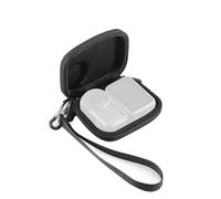 Lazmin112 Boîte de Rangement Compacte pour Caméra d'action, étui de Protection Rigide avec Double Fermeture éclair, Matériau PU Léger pour Nano pour Les Aventures Sportives