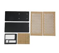 Lazmin112 Boîtier PC ATX, Châssis ITX en Acier Acrylique DIY TH3P4G3, Prise en Charge de Thunderbolt 3/4, Prise en Charge de L'interface ATX/SFX/Flex/Daisy Chain, Charge PD 20 V 3 A 60 W (ATX G3)