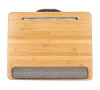 Lazmin112 Bureau pour Ordinateur Portable, Bureau étanche de Taille Polyvalente avec Angle D'inclinaison du Coussin, Bureau Portable Confortable avec Support pour Travailler à la Maison