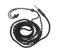 Lazmin112 Câble D'écouteurs OFC IEM plaqué Argent à 16 Cœurs, Connecteur Mâle équilibré de 4,4 Mm vers 2 Broches de 0,78 Mm, avec Conception Anti-interférence à 8 Brins, pour écouteurs