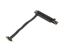 Lazmin112 Câble D'extension PCIE, Adaptateur PCIE Haute Vitesse 20cm 32Gbps 1X à 16X, avec Double Bande de Protection