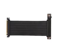 Lazmin112 Câble Riser PCIE 3.0 X16, Adaptateur de Carte D'extension GUP Flexible à Grande Vitesse à 90 Degrés, Câble D'extension de Carte Graphique à Montage Vertical (Noir)