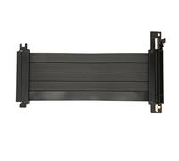 Lazmin112 Câble Riser PCIE 4.0 X16, Câble D'extension de Carte Graphique GPU pour Port PCIE à Angle Droit Flexible Haute Vitesse à 90 Degrés, pour RTX3090, RTX3080, RTX3070 RTX3060TI (20cm)
