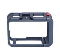 Lazmin112 Cage de Cadre de Protection en Alliage en Alliage en Aluminium, Compatible avec Action 5pro 4 3 Accessoires, avec Connecteur à Libération Rapide Magnétique, Trou de Fil 1/4 ", (Grey)