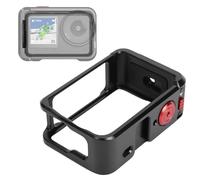 Lazmin112 Cage de Caméra en Alliage D'aluminium pour Action 6, Cadre de Protection avec Support de Chaussure Froide et Trou de Vis de 1/4 Pouces, Compatible avec Trépied Selfie Stick et