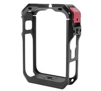 Lazmin112 Cage en Alliage D'aluminium pour 360, Cadre de Protection avec Cache-Objectif en Silicone et Griffe Porte-Accessoires, Compatible avec Trépied et Microphone