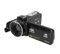 Lazmin112 Caméscope Vidéo 4K, Enregistreur de Caméra Numérique 1080P HD 56MP, Caméra de Vlogging à Zoom Numérique 18X,Caméscope Handycam à écran Tactile Rotatif de 3 Pouces avec Télécommande