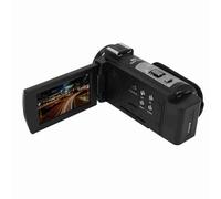 Lazmin112 Caméscope Vidéo 5K, 56 MP HD WiFi IR Vision Nocturne Vlogging Camera Recorder, Zoom Numérique 18X, écran Tactile IPS 3 Pouces, avec Microphone, Télécommande, 2