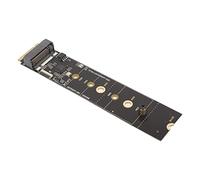 Lazmin112 Carte D'extension M.2 SATA NGFF, Prise en Charge SSD Adaptateurs PCIE vers M.2 SATA3.0 NGFF, Carte D'extension 6 Gbps Plug and Play Key M NVME, pour Carte Mère