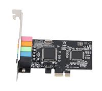 Lazmin112 Carte Son PCIe 5.1 pour PC, Carte Son Surround Stéréo 3D avec Support à Profil Bas et élimination de la Balance du Bruit, pour Ordinateur de Bureau Vista 32 64 Bits