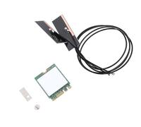 Lazmin112 Carte WiFi Double Bande Haute efficacité 8265NGW, Interface AC M.2 avec Intégration BT 4.2 pour Ordinateurs Portables 7, 8, 10 (Antennes intégrées)