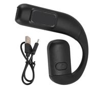 Lazmin112 Casque Bluetooth, écouteurs sans Fil avec Technologie de Conduction Osseuse et Micro Antibruit, Lecture 30 Heures, Veille 365 Jours, sur L'oreille pour Téléphone iOS, Tablette (Black)