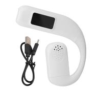 Lazmin112 Casque Bluetooth, écouteurs sans Fil avec Technologie de Conduction Osseuse et Micro Antibruit, Lecture 30 Heures, Veille 365 Jours, sur L'oreille pour Téléphone iOS, Tablette (White)