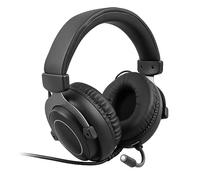 Lazmin112 Casque de Jeu Filaire, Fils Surround 7.1, Conception Confortable, Bandeau Réglable, Multiprises avec Lumière RVB, pour PC,