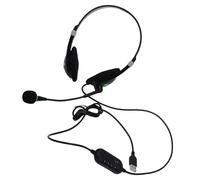 Lazmin112 Casque USB avec Microphone, Casque Antibruit HD Stéréo 40 Mm, de Bureau Filaire pour PC, Ordinateur Portable, avec Contrôle en Ligne et Coussinets d'oreille en Mousse à