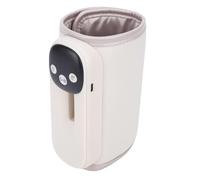 Lazmin112 Chauffe-Biberon Portable, Chauffage Rapide, 11 Réglages De Température Précis, Écran LED, Veilleuse, Mémoire, Alimentation Par Batterie 8000 Mah, Pour Les Jusqu'à 7,8 Cm (Beige)
