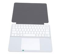 Lazmin112 Clavier Bluetooth Pliable sans Fil avec pavé Tactile et 64 Touches, Connexion Multi-appareils pour Ordinateur Portable, Tablette et Smartphone (Silver)