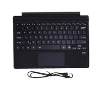Lazmin112 Clavier Bluetooth sans Fil, Design Portable et Fin avec Rétroéclairage RVB 7 Couleurs et pavé Tactile Multi-gestes, pour Pro 3 4 5 6 7 + (Black)