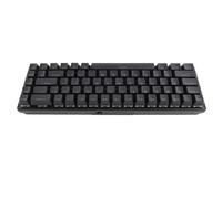 Lazmin112 Clavier de Jeu Mécanique Compact avec Interrupteur Bleu, Rétroéclairage RVB, Anti-Image Fantôme, Grand compatibilité Pourlinux (Black)