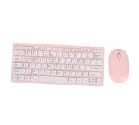 Lazmin112 Clavier et Souris sans Fil Coréen, 78 Touches, 2,4 GHz, Design Ergonomique et Fin avec Touches Dédiées en Langue Coréenne, pour Haut-parleurs D'ordinateur Portable, Apprenants