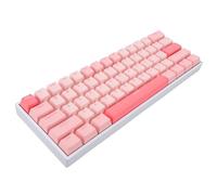 Lazmin112 Clavier Mécanique RVB sans Fil, Disposition Compacte de 61 Touches avec Commutateurs Bleus Remplaçables à Chaud et Rétroéclairage RVB, pour la Programmation de Frappe de Jeu sur