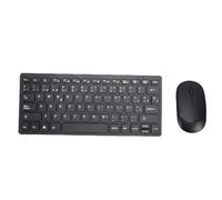 Lazmin112 Clavier sans Fil Espagnol, Clavier et Souris 78 Touches pour Ordinateur Portable, avec Angle D'inclinaison Ergonomique et Conception Anti-éclaboussures, Plug and Play 2,4 GHz