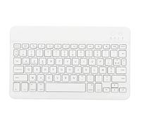 Lazmin112 Clavier sans FilMince 10 Pouces, étanche, AZERT Français, Portable pour Tablette, Téléphone et Ordinateur (White)