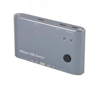 Lazmin112 Commutateur USB 3.2, Transfert de Données 10 Gbps, 2 Ordinateurs Partagent 4 Ports USB pour Clavier D'ordinateur Portable, adapté aux Ordinateurs Portables/de Bureau