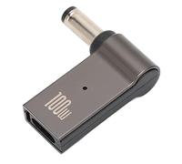 Lazmin112 ConvertisSeur de Charge Pd, Adaptation de Charge Rapide 5A 100W, Connecteur de Portable Léger en Alliage d'Aluminium de Type C Femelle À Mâle, pour Ornineur Portable