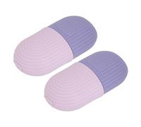 Lazmin112 Dispositifs de Massage à Rouleaux de Glaçons, Seuil d'œil Portable Simplification des Pores Réutilisables - Rôles de Visage de Lace élastique pour à la Maison (PURPLE)