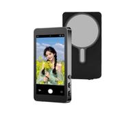 Lazmin112 Écran pour Selfie, Rotation à 180°, Mode Écran Large, 3 Niveaux Luminosité, Télécommande, Screen Magnétique sans Fil pour Caméra Arrière, Aperçus en Temps Réel 0 Latence