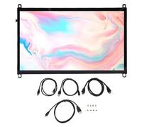 Lazmin112 Écran Tactile 10,1 Pouces, Dalle Tactile Capacitive IPS Haute sensibilité, Connexion USB Plug and Play, Compatible PC, Boîtier TV et Switch.