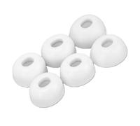 Lazmin112 Embouts d'oreille en Mousse à Mémoire de Forme, écouteurs en Silicone Souple avec évents de Libération de Pression pour Pro 1ère 2ème Génération, 3 Tailles S M L, Isolation (White)